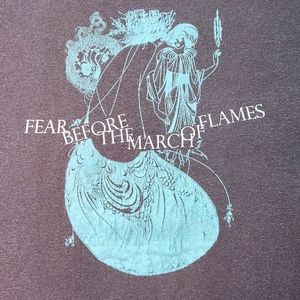 Fear Before The March Of Flames 'Peacock Lady' Shirt Vintage Unique Hard To Find